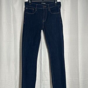 Title: Express Skinny Jeans Dark Wash Size 4 – Excellent Condition